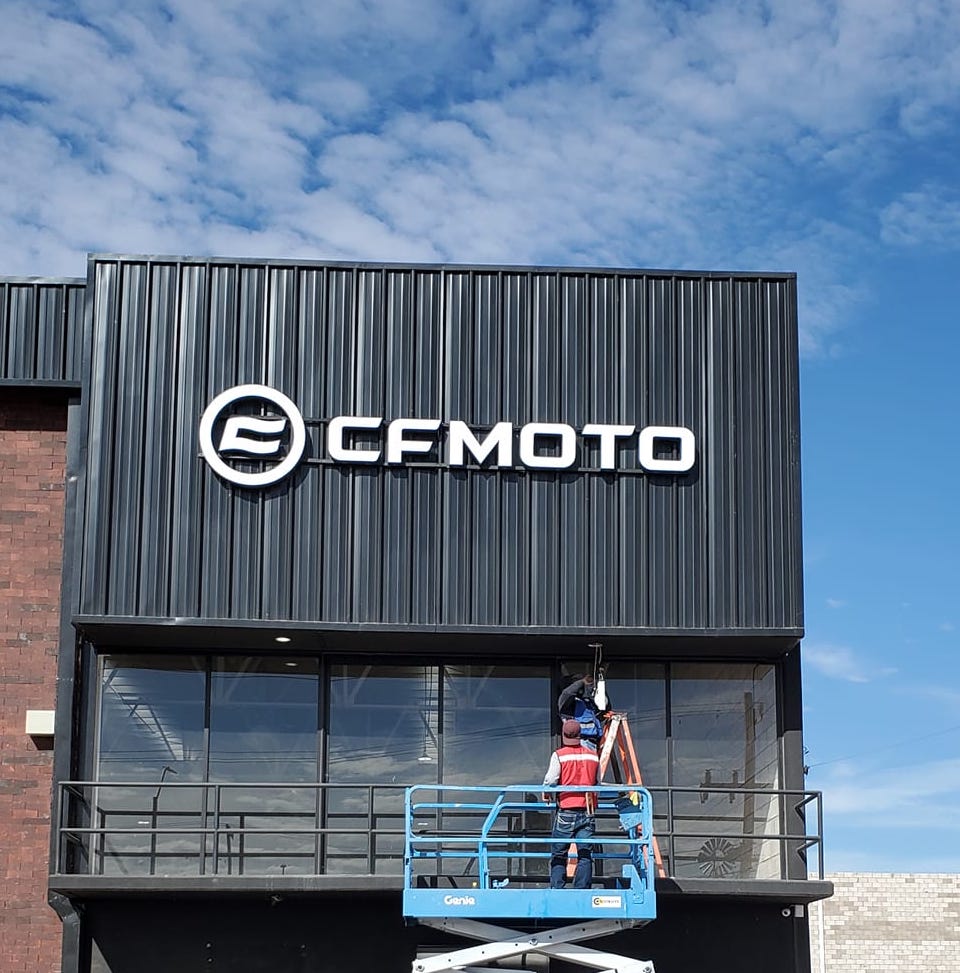 Proyecto de letrero CFMOTO